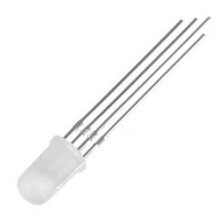 LED 5mm RGB C/Cathode Diffused 18-40mcd